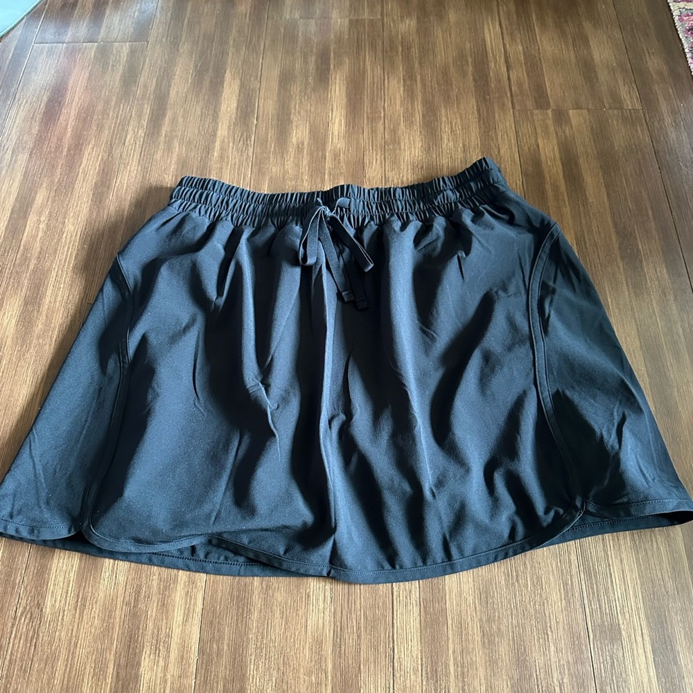 Beyond Yoga Stretch Woven In Stride Lined Skirt in black size large style NN5133 - Picture 5 of 9